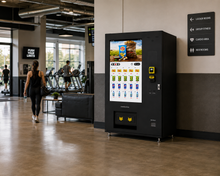 MEVend™ 49 – 49” Smart Interactive Vending Machine with Digital Touchscreen , Refrigeration, and Custom Branding