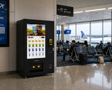 MEVend™ 49 – 49” Smart Interactive Vending Machine with Digital Touchscreen , Refrigeration, and Custom Branding