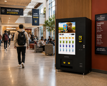 MEVend™ 49 – 49” Smart Interactive Vending Machine with Digital Touchscreen , Refrigeration, and Custom Branding