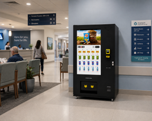 MEVend™ 49 – 49” Smart Interactive Vending Machine with Digital Touchscreen , Refrigeration, and Custom Branding