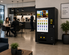 MEVend™ 49 – 49” Smart Interactive Vending Machine with Digital Touchscreen , Refrigeration, and Custom Branding