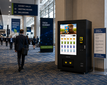 MEVend™ 49 – 49” Smart Interactive Vending Machine with Digital Touchscreen , Refrigeration, and Custom Branding
