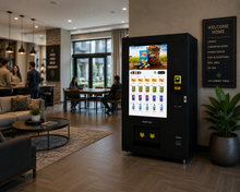MEVend™ 49 – 49” Smart Interactive Vending Machine with Digital Touchscreen , Refrigeration, and Custom Branding