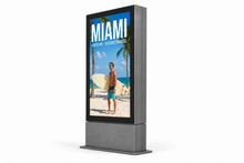 MEO 75” Single Sided Outdoor Interactive Digital Signage Display Kiosk