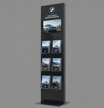 MEX with 10" LCD Display Floor Stand with Brochure Holder