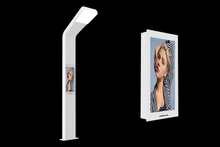 MELa-se 13 Solar-Powered LED Street Light with Integrated E Ink® ePaper Display