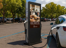 MEPO™ 55” Dual-Sided Outdoor 4K EV-Charging Digital Kiosk (3000 nits)
