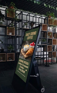 MEME 55 – 55” Outdoor Portable Digital Billboard | IP65 Android A-Board