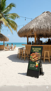 MEME 55 – 55” Outdoor Portable Digital Billboard | IP65 Android A-Board