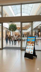 MEME 55 – 55” Outdoor Portable Digital Billboard | IP65 Android A-Board