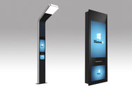 MELa - EV 3215 Smart Street Light with Integrated EV Charging & Digital Advertising Display