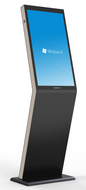 MELE 32” Interactive Indoor Kiosk – Compact Tilted Touchscreen for Public Engagement