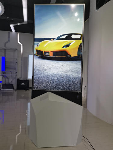 MESO 43 Indoor thin dual sided Interactive OLED Digital Signage Display Totem