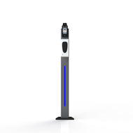 MESe 8” Floor Standing Sanitizer & IR Temperature Station