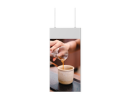 MEVe 43" Dual View Indoor Thin Digital OLED Ceiling Hanging Display