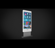 MEZ 65” Premium Interactive 4K Digital Signage Totem | Intel® Windows PC | 10-Point PCAP Touch | 500-Nit Commercial Display | Camera Ready