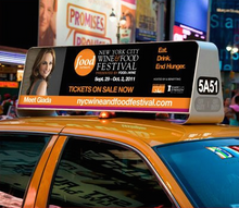 MEAD 4 LED Taxi Rooftop Digital Signage Display