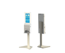 MELu 22 Standing Digital Ad Sanitizer with Non-Touch IR Thermometer